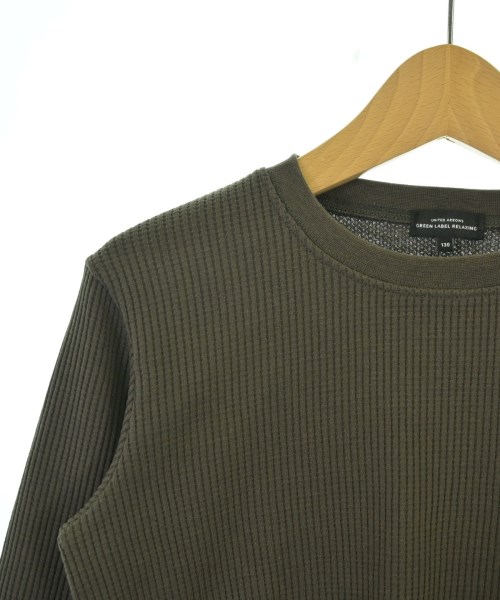 green label relaxing（グリーンレーベルリラクシング）Tシャツ・カットソー カーキ サイズ:130(9T-10T) キッズ/2200683192209