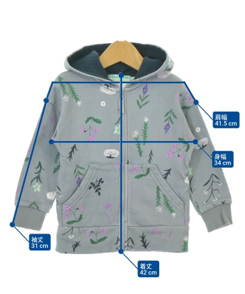 HAKKA KIDS（ハッカキッズ）パーカー グレー サイズ:100(3T-4T) キッズ/2200671624033