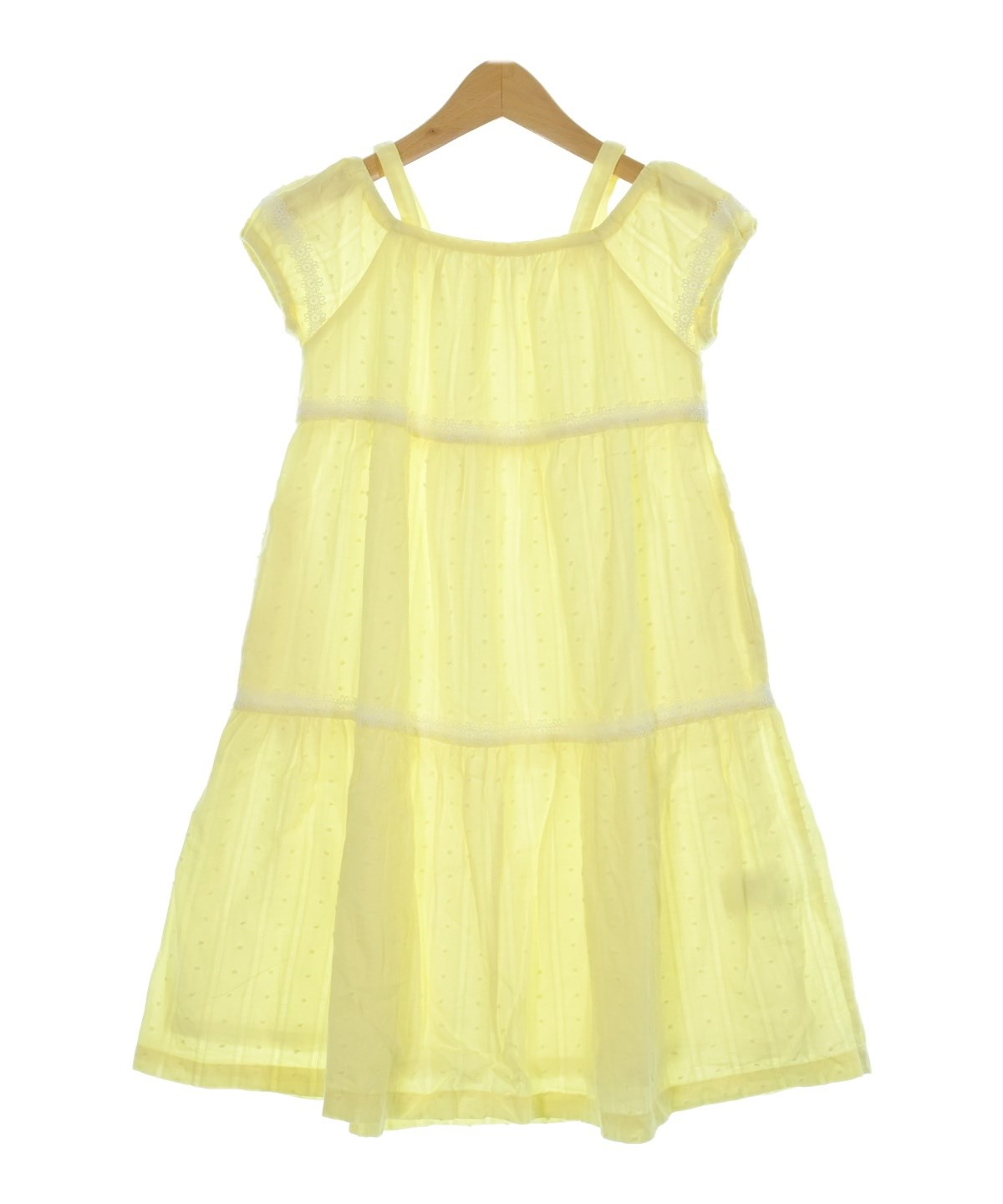 HAKKA KIDS（ハッカキッズ）ワンピース（その他） 黄 サイズ:120(7T-8T
