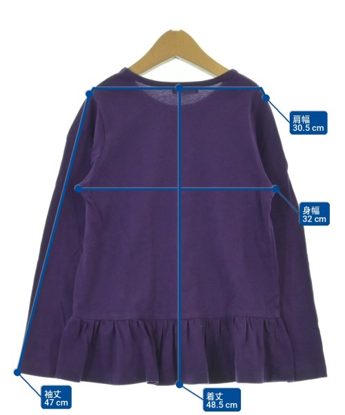 HAKKA KIDS（ハッカキッズ）Tシャツ・カットソー 紫 サイズ:130(9T-10T) キッズ/2200704962132