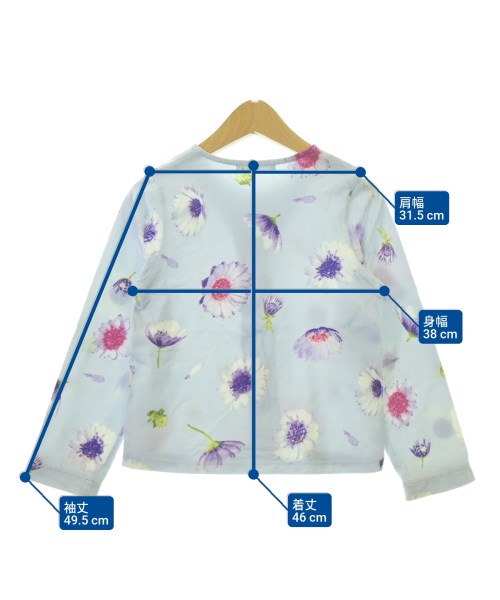 HAKKA KIDS（ハッカキッズ）Tシャツ・カットソー 青 サイズ:130(9T-10T) キッズ/2200668509046