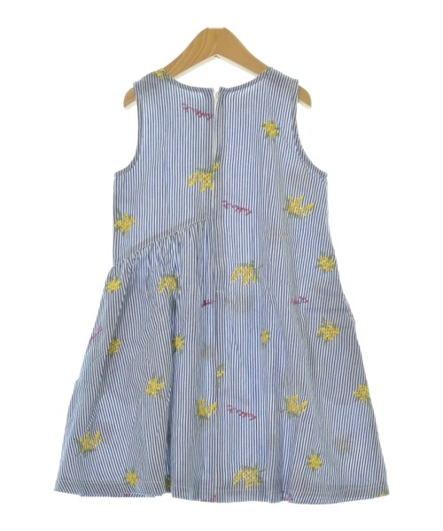 HAKKA KIDS（ハッカキッズ）ワンピース（その他） 青 サイズ:120(7T-8T) キッズ/2200663203055