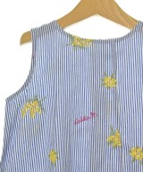 HAKKA KIDS（ハッカキッズ）ワンピース（その他） 青 サイズ:120(7T-8T) キッズ/2200663203055