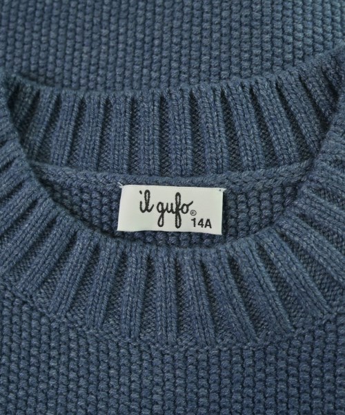 il gufo（イルグッフォ）ニット 青 サイズ:150(13T-14T) キッズ/2200667560192