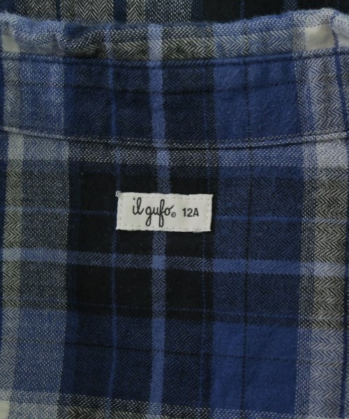 il gufo（イルグッフォ）シャツ 青 サイズ:140(11T-12T) キッズ/2200667560208