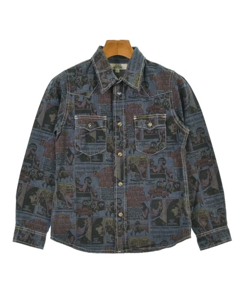 JOEY HYSTERIC(ジョーイヒステリック)シャツ 紺 サイズ:L(130cm位)/2200636818095