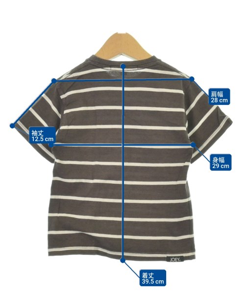 JOEY HYSTERIC（ジョーイヒステリック）Tシャツ・カットソー 茶 サイズ:S(100cm位) キッズ/2200702785191