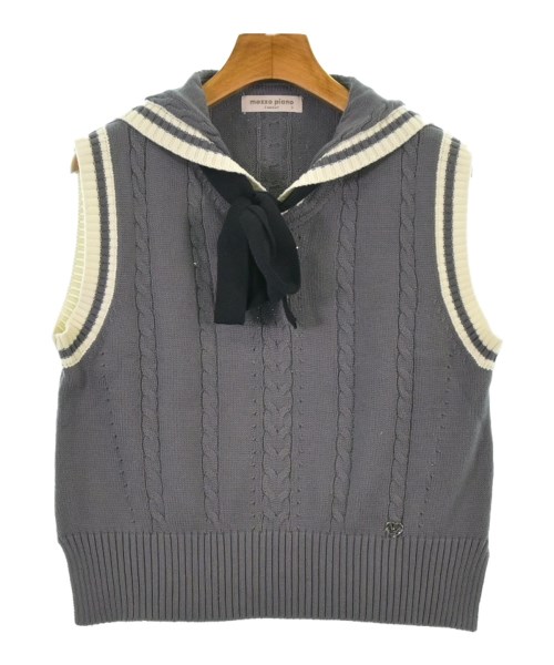 MEZZO PIANO(メゾピアノ)ニット 青 サイズ:140(11T-12T)/2200622607238