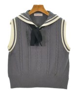 MEZZO PIANO（メゾピアノ）ニット 青 サイズ:140(11T-12T) キッズ/2200622607238