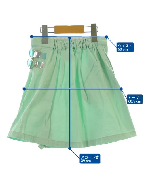 MEZZO PIANO（メゾピアノ）スカート（その他） 青 サイズ:130(9T-10T) キッズ/2200623593110