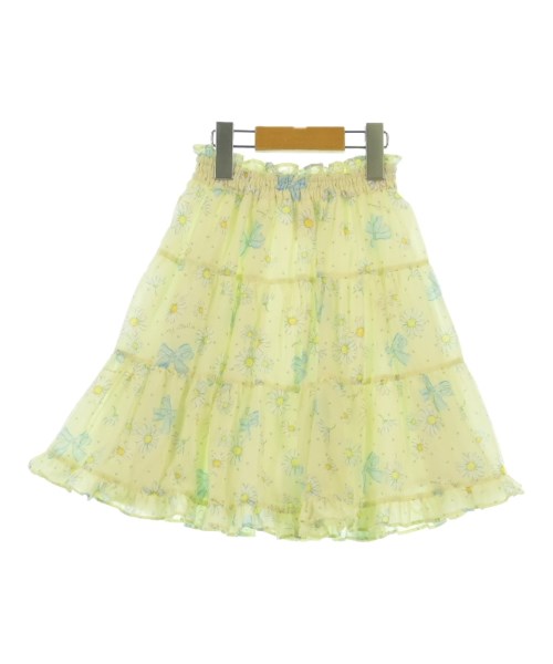 MEZZO PIANO(メゾピアノ)スカート（その他） 黄 サイズ:130(9T-10T)/2200623593127