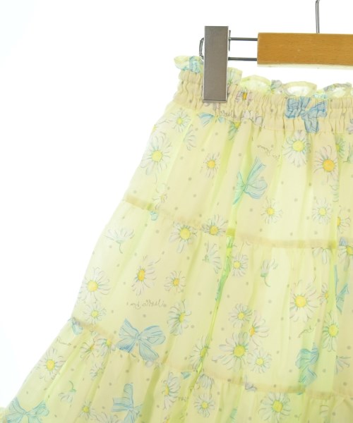 MEZZO PIANO（メゾピアノ）スカート（その他） 黄 サイズ:130(9T-10T) キッズ/2200623593127