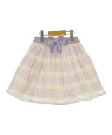 MEZZO PIANO（メゾピアノ）スカート（その他） 紫 サイズ:130(9T-10T) キッズ/2200623593141