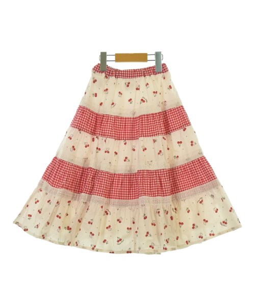 MEZZO PIANO（メゾピアノ）スカート（その他） 白 サイズ:130(9T-10T) キッズ/2200623593158