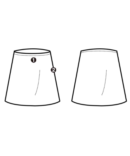 MEZZO PIANO（メゾピアノ）スカート（その他） ピンク サイズ:130(9T-10T) キッズ/2200623593165