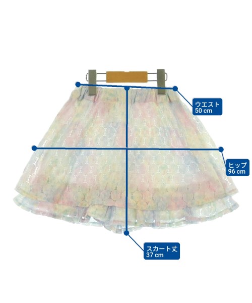 MEZZO PIANO（メゾピアノ）スカート（その他） ピンク サイズ:130(9T-10T) キッズ/2200623593165