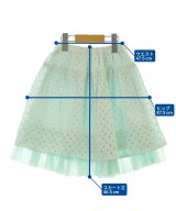 MEZZO PIANO（メゾピアノ）スカート（その他） 青 サイズ:130(9T-10T) キッズ/2200623593172