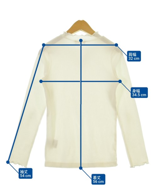 MEZZO PIANO（メゾピアノ）Tシャツ・カットソー 白 サイズ:140(11T-12T) キッズ/2200619093037