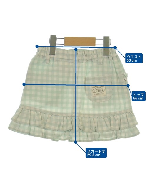 MEZZO PIANO（メゾピアノ）スカート（その他） 青 サイズ:110(5T-6T) キッズ/2200618822140