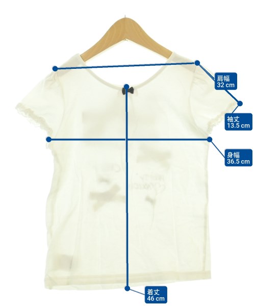 MEZZO PIANO（メゾピアノ）Tシャツ・カットソー 白 サイズ:140(11T-12T) キッズ/2200670386116