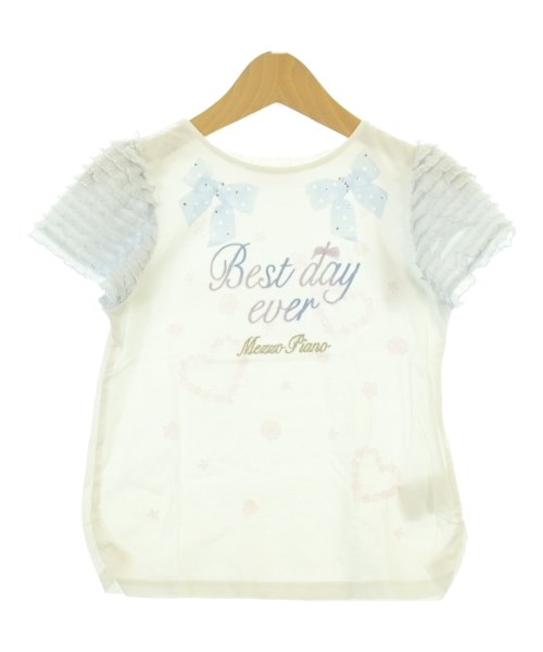 MEZZO PIANO(メゾピアノ)Tシャツ・カットソー 白 サイズ:130(9T-10T)/2200670386130