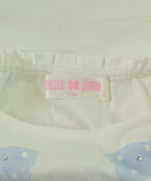 MEZZO PIANO（メゾピアノ）Tシャツ・カットソー 白 サイズ:130(9T-10T) キッズ/2200670386130