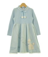 MEZZO PIANO（メゾピアノ）ワンピース（その他） 青 サイズ:120(7T-8T) キッズ/2200671950095