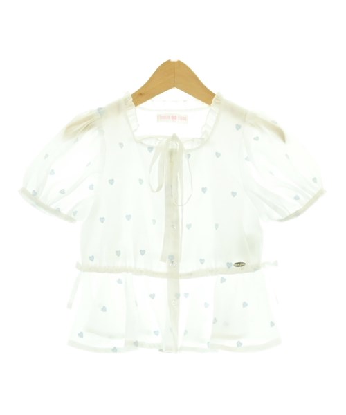 MEZZO PIANO(メゾピアノ)シャツ 白 サイズ:120(7T-8T)/2200671950132