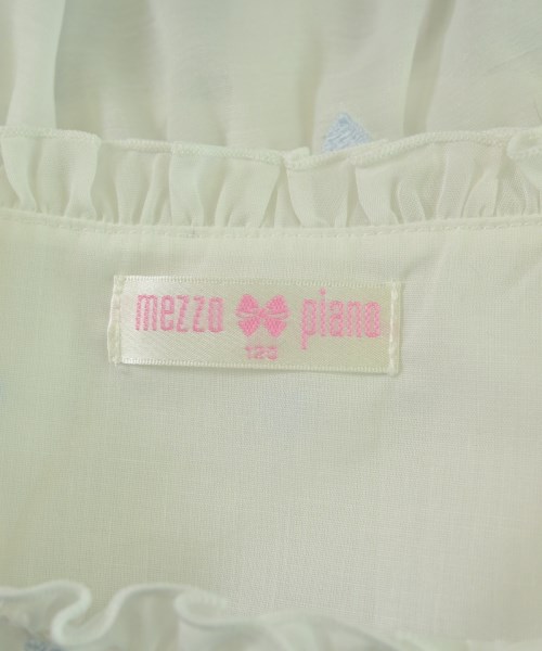 MEZZO PIANO（メゾピアノ）シャツ 白 サイズ:120(7T-8T) キッズ/2200671950132