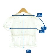 MEZZO PIANO（メゾピアノ）シャツ 白 サイズ:120(7T-8T) キッズ/2200671950132