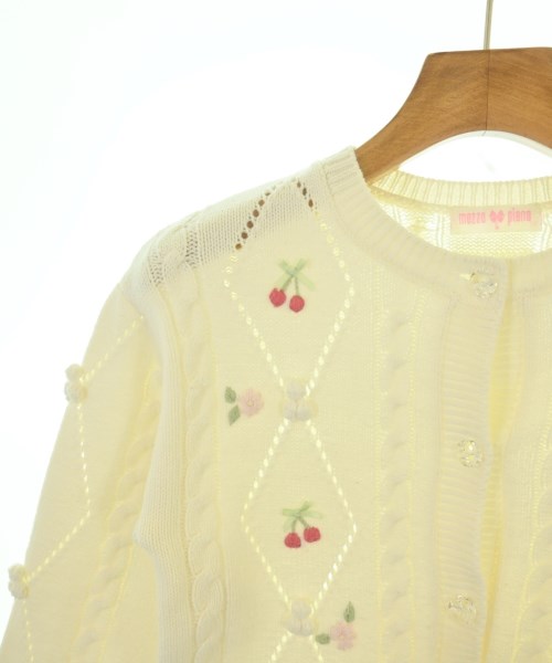 MEZZO PIANO（メゾピアノ）ニット 白 サイズ:110-120cm(5T-6T) キッズ/2200698286023