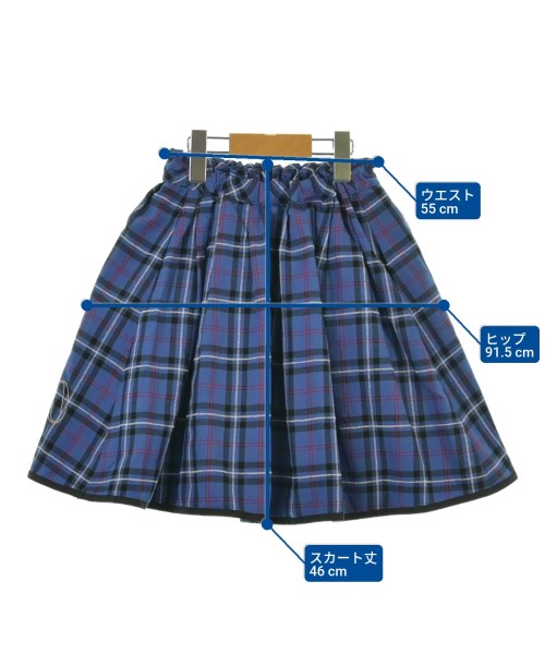MEZZO PIANO（メゾピアノ）スカート（その他） 青 サイズ:130cm キッズ/2200636540149