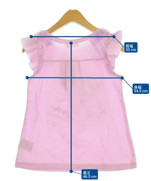 MEZZO PIANO（メゾピアノ）Tシャツ・カットソー ピンク サイズ:140(11T-12T) キッズ/2200649471089