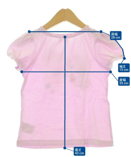 MEZZO PIANO（メゾピアノ）Tシャツ・カットソー ピンク サイズ:130(9T-10T) キッズ/2200687396023