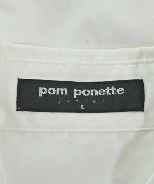 pom ponette（ポンポネット）シャツ 白 サイズ:L(130cm位) キッズ/2200635154118
