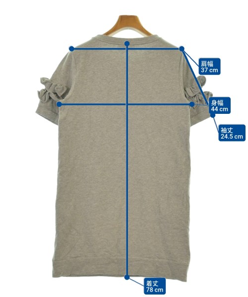 simonetta（シモネッタ）ワンピース（その他） グレー サイズ:150(13T-14T) キッズ/2200613890045