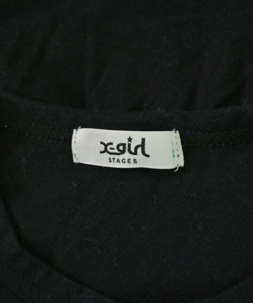 x-girl first stage（エックスガールファーストステージ）ワンピース（その他） 黒 サイズ:130(9T-10T) キッズ/2200673496027