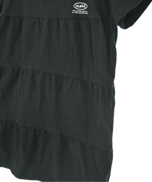 x-girl first stage（エックスガールファーストステージ）ワンピース（その他） 黒 サイズ:130(9T-10T) キッズ/2200673496027