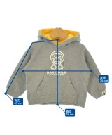 A BATHING APE（アベイシングエイプ）パーカー グレー サイズ:130(9T-10T) キッズ/2200610875113