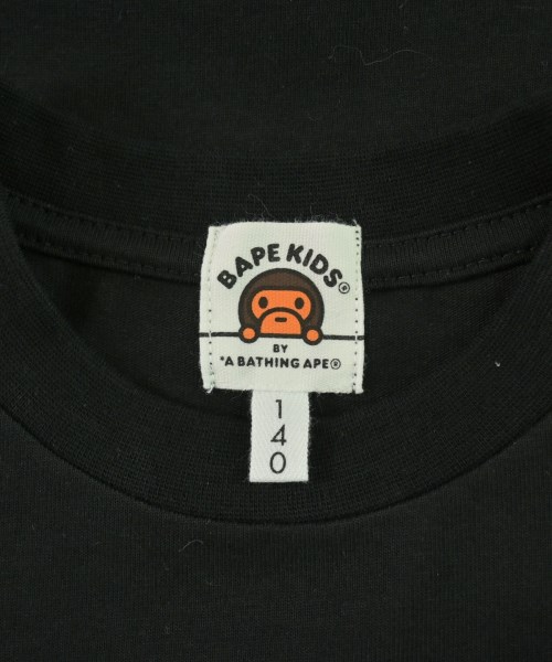A BATHING APE（アベイシングエイプ）Tシャツ・カットソー 黒 サイズ:140(11T-12T) キッズ/2200709129196