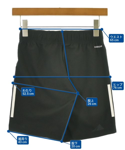 adidas（アディダス）その他 黒 サイズ:140(11T-12T) キッズ/2200634745096