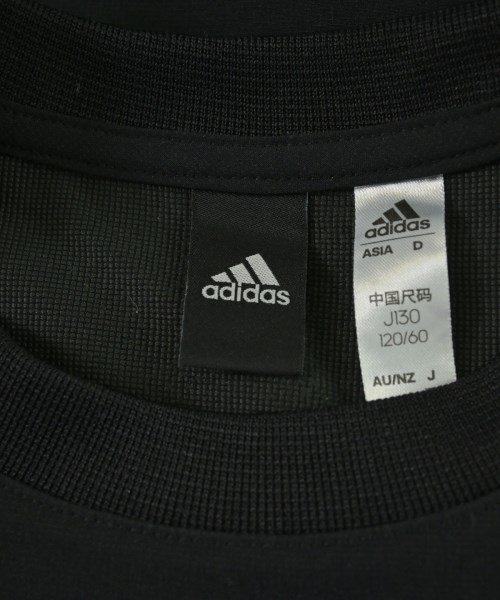 adidas（アディダス）Tシャツ・カットソー 黒 サイズ:130(9T-10T) キッズ/2200676903096
