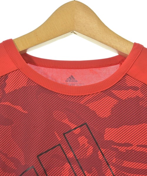 adidas（アディダス）Tシャツ・カットソー 赤 サイズ:140(11T-12T) キッズ/2200713124026