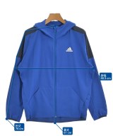 adidas（アディダス）パーカー 青 サイズ:150(13T-14T) キッズ/2200711112339