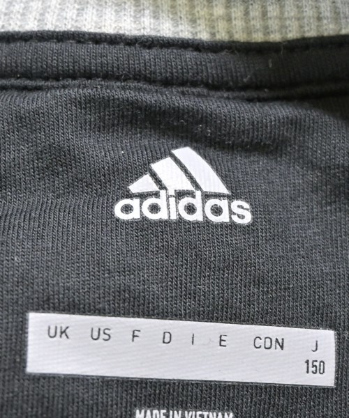 adidas（アディダス）スウェット 黒 サイズ:150(13T-14T) キッズ/2200711927391