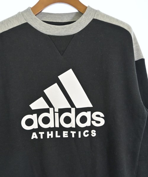 adidas（アディダス）スウェット 黒 サイズ:150(13T-14T) キッズ/2200711927391