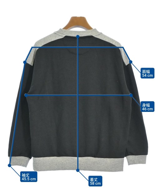 adidas（アディダス）スウェット 黒 サイズ:150(13T-14T) キッズ/2200711927391