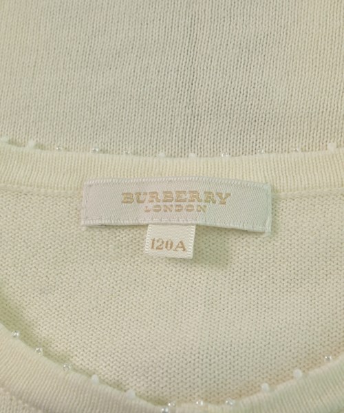 BURBERRY（バーバリー）ニット 白 サイズ:120(7T-8T) キッズ/2200631417422