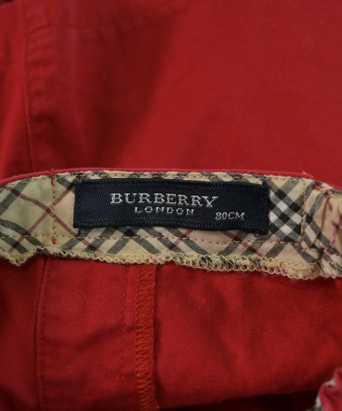 BURBERRY（バーバリー）スカート（その他） 赤 サイズ:80(12M) キッズ/2200623516409