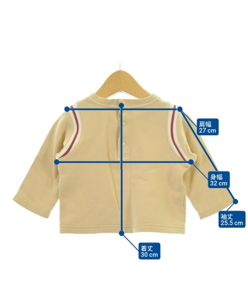 BURBERRY（バーバリー）Tシャツ・カットソー ベージュ サイズ:80(12M) キッズ/2200672559372